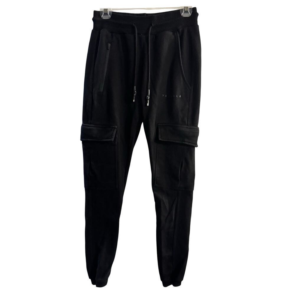 YoungLA Women’s Cargo Black Joggers Size Small